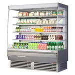 Turbo Air TOM-72DXS-N 69-Inch Stainless Steel Vertical Open Display Merchandiser, Extra Deep