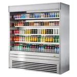 Turbo Air TOM-72ES-N 72-Inch Vertical Stainless Steel Open Display Merchandiser, Air Curtain
