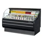 Turbo Air TOM-75SB-N Open Display Horizontal Merchandiser 75-Inch L Slim Line-Black