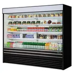 Turbo Air TOM-96EB-N 92-Inch Vertical Black Open Display Merchandiser, Air Curtain