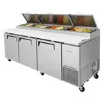 Turbo Air TPR-93SD-N 3 Solid Doors Pizza Prep.Table
