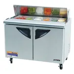 Turbo Air TST-48SD-N 2 Solid Doors Sandwich/Salad Unit
