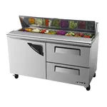 Turbo Air TST-60SD-D2-N 1 Solid Door+2 Drawers Sandwich/Salad Unit