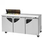 Turbo Air TST-72SD-08S-N, 3 Solid Door Sandwich/Salad Unit