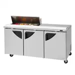 Turbo Air TST-72SD-10S-N, 3 Solid Door Sandwich/Salad Unit