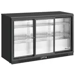 Unity U-BB3, 54-Inch Three Sliding Door Merchandising Bar Cooler