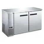 Universal Coolers BBCI-6024, 60-inch Stainless Steel Solid Door Back Bar Refrigerator