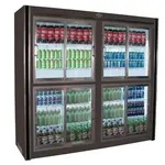 Universal Coolers RW-96 96x30x75-Inch Beverage Cooler, Glass Sliding Doors, Remote System