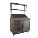 Universal Coolers SC-48-BM 48x32x45-Inch Mega Top Sandwich Prep Table, Bain Marie, Self-Contained