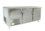 Universal Coolers SC-72-LB 72x32x36-Inch Undercounter Cooler, Self-Contained Lowboy