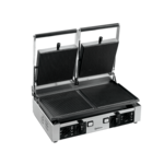Univex PPress2R Double Cast Iron Ribbed Plate Panini Press