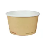 Vegware KSC12, 12-Ounce Cold/Hot Paper Food Container, 500/CS, ASTM D6400, ASTM D6868, BPI, OK Compost, Cedar Grove