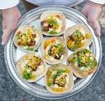 VerTerra 01-22-10B 4-inch Eco-Friendly Square Palm Leaf Plate, 600/CS