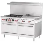 Vulcan SX60F-6B24GN, 60-Inch Restaurant Gas Range
