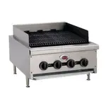 Wells HDCB-2430G, Four Burner Gas Countertop Charbroiler
