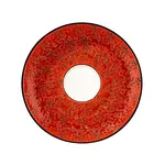 Wilmax WL-667233/B, 4.5-Inch Red Porcelain Saucer, 84/PACK
