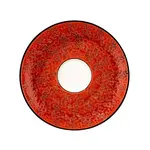 Wilmax WL-667236/B, 6-Inch Red Porcelain Saucer, 48/PACK
