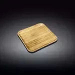Wilmax WL-771018/A 5Г—5-Inch Bamboo Plate, 120/CS