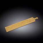 Wilmax WL-771133/A, 34.3x5.9-Inch Long Serving Bamboo Board With Handle, EA