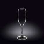 Wilmax WL-888027/6A 8 Oz Crystalline Champagne Flute, 12 Sets of 6/CS (Discontinued)