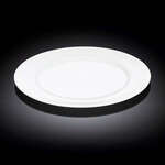 Wilmax WL-991008/A 10-Inch Stella Round White Porcelain Dinner Plate, 24/CS