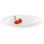 Wilmax WL-991023/A 10-Inch Undina Round White Porcelain Deep Plate, 24/CS