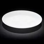 Wilmax WL-991024/A 12-Inch Olivia Pro White Round Platter with a Rolled Rim, 18/CS