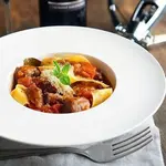 Wilmax WL-991187/A 10-Inch Round White Porcelain Deep Plate, 18/CS