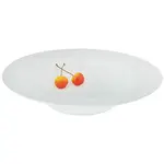 Wilmax WL-991220/A 12-Inch Stella Round White Porcelain Deep Plate, 12/CS