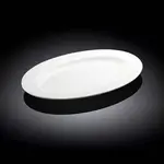 Wilmax WL-992024/A 10-Inch Stella Pro Oval White Porcelain Platter, 24/CS