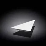 Wilmax WL-992406/A 7.5-Inch Triangular White Porcelain Dish, 48/CS