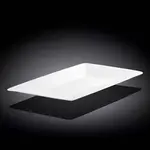Wilmax WL-992408/A 12-Inch Diamond White Porcelain Dish, 48/CS