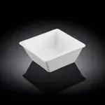Wilmax WL-992546/A 3x3x1.25-Inch White Porcelain Square Dish, 72/CS