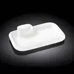 Wilmax WL-992573/A 8x3.5-Inch Teona White Porcelain Platter, 48/CS