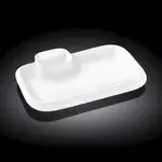 Wilmax WL-992574/A 10x6-Inch Teona White Porcelain Platter, 36/CS