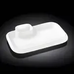 Wilmax WL-992575/A 14x8.5-Inch Teona White Porcelain Platter, 18/CS