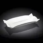 Wilmax WL-992582/A 10x5-Inch Emily White Porcelain Platter, 24/CS