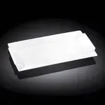 Wilmax WL-992646/A 11.5x6-Inch White Porcelain Rectangular Platter, 24/CS