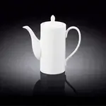Wilmax WL-994008/A 22 Oz White Porcelain Coffee Pot, 24/CS