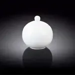 Wilmax WL-995001/A 11 Oz Olivia White Porcelain Sugar Bowl with Lid, 36/CS