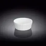 Wilmax WL-996054/A 3.5-Inch White Porcelain Snack/Dessert Dish, 144/CS