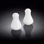 Wilmax WL-996066/SP White Porcelain Salt&Pepper Set, 72 Sets/CS