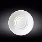 Wilmax WL-996100/A 6-Inch White Porcelain Multi-Use Saucer, 96/CS