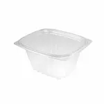 Win Sone WS-LT-16, 16 Oz Clear Rectangular Plastic Container with Lid, 250/CS
