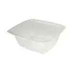 Win Sone WS-LT-32, 32 Oz Clear Rectangular Plastic Container with Lid, 250/CS