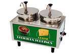 Winco 51074A, Benchmark Chili & Cheese Warmer 2-pumps, 120v