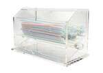 ACSD-712, 10.75x4.75x7-Inch Clear Acrylic Straw Dispenser