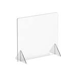 Winco ACSS-3632, 36x32x14-Inch Clear Acrylic Countertop Safety Shield (Discontinued)