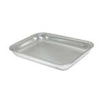 ACVP-0608, 8x6-Inch Rectangular 14 Gauge Aluminum Serving Tray with Open Bead