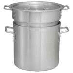 Winco ALDB-12, 12-Quart Double Aluminum Boiler with Cover (Discontinued)